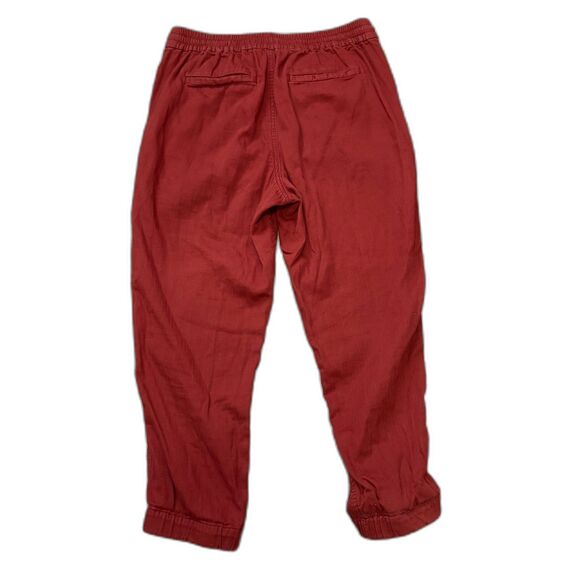 J. Crew Point Sur Seaside Jogger Pants‎ Cotton Twill Red Beach Coastal Size 4 - Picture 5 of 7